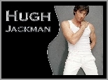 Hugh Jackman,biały strój