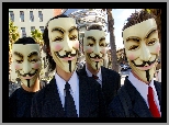 Mężczyźni, Maski, Anonymous, Maska Guya Fawkesa