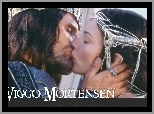 Viggo Mortensen, korona, pocałunek