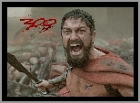 300, miecz, trupy, Gerard Butler