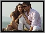 Aktor, Randeep Hooda, Okulary, Kobieta