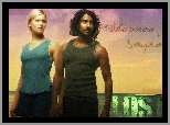 Serial, Zagubieni, Lost, Aktorka, Maggie Grace, Aktor, Naveen Andrews