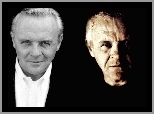 Anthony Hopkins,biała, koszula