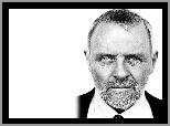 Anthony Hopkins,broda, krawat