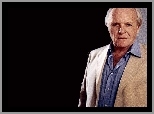 Anthony Hopkins,niebieska, koszula