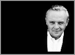 Anthony Hopkins,twarz, siwizna