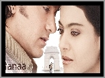 Aktorzy, Bollywood, Kajol, Aamir, Khan, Film, Fanaa