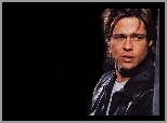 Brad Pitt,kurtka, skórzana
