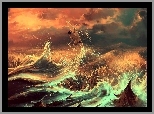 Cyril Rolando, Morze, Fale, Surfer