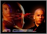 Vin Diesel,twarz