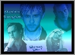 Dominic Monaghan,jasne włosy, zegarek