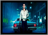 Film, Drive, Aktor, Ryan Gosling, Miasto, Nocą
