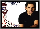 Eric Bana,ciemne oczy, karty