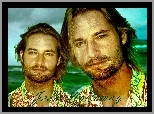 Serial, Lost, Zagubieni, Josh Holloway, zarost