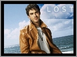 Serial, Lost, Zagubieni, Ian Somerhalder, kurtka, niebo