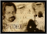 Gary Oldman,okulary, broda