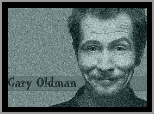 Gary Oldman,uśmiech, broda