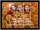 Gerard Butler,spring, kwiatki