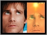 Jim Carrey,ciemne oczy