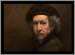 Malarstwo, Rembrandt Harmenszoon van Rijn, Autoportret