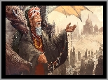 Fantasy, Mężczyzna, Smoki