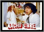 Nacho Libre, Hector Jimenez, lalka, napis