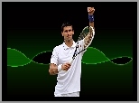 Novak Djokovic, tenis, rakieta tenisowa, sport