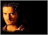 Orlando Bloom,ciemne oczy