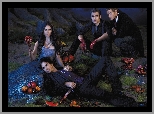 Pamiętniki wampirów, The Vampirie Diaries, Nina Dobrev, Ian Somerhalder, Paul Wesley, Joseph Morgan