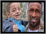 Mężczyzna, Piłkarz, Jermain Defoe, Chłopiec, Bradley Lowery, Grafika