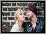 Imogen Poots, Aaron Paul, Aktorzy, Ściana, Cegły