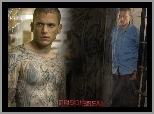 Prison Break, Skazany na śmierć, Wentworth Miller, tatuaż, szkic