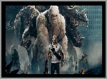 Film, Rampage, Goryl, Davis Okoye, Aktor, Dwayne Johnson