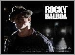 Rocky Balboa, kapelusz, Sylvester Stallone, noc