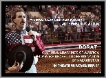 Borat, Sacha Baron Cohen, śpiewa, rodeo, widownia