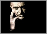 Sean Connery,twarz, ręka