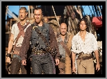 Serial, Black Sails, Piraci, Toby Stephens, Kapitan Flint, Luke Arnold, Długi John Silver, Tom Hopper, Billy Bones