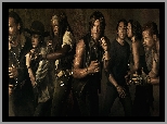 Serial, The Walking Dead, Żywe trupy, Rick, Carl, Michonne, Daryl - Norman Reedus, Glenn, Maggie, Abraham