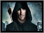 Serial, Arrow, Zielona strzała, Oliver Queen - Stephen Amell, Kaptur
