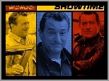 Showtime, kolory, Robert De Niro, napis