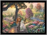Thomas Kinkade, Ogród, Spacer
