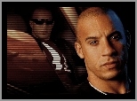 Vin Diesel,ciemne oczy