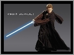 Star Wars, czarna, szata, laser, Hayden Christensen