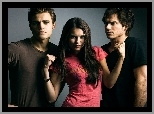 Pamiętniki wampirów, The Vampire Diaries, Nina Dobrev, Ian Somerhalder, Paul Wesley