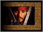 Piraci Z Karaib�w, napisy, twarz, Johnny Depp
