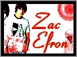 Zac Efron, bia�a koszula
