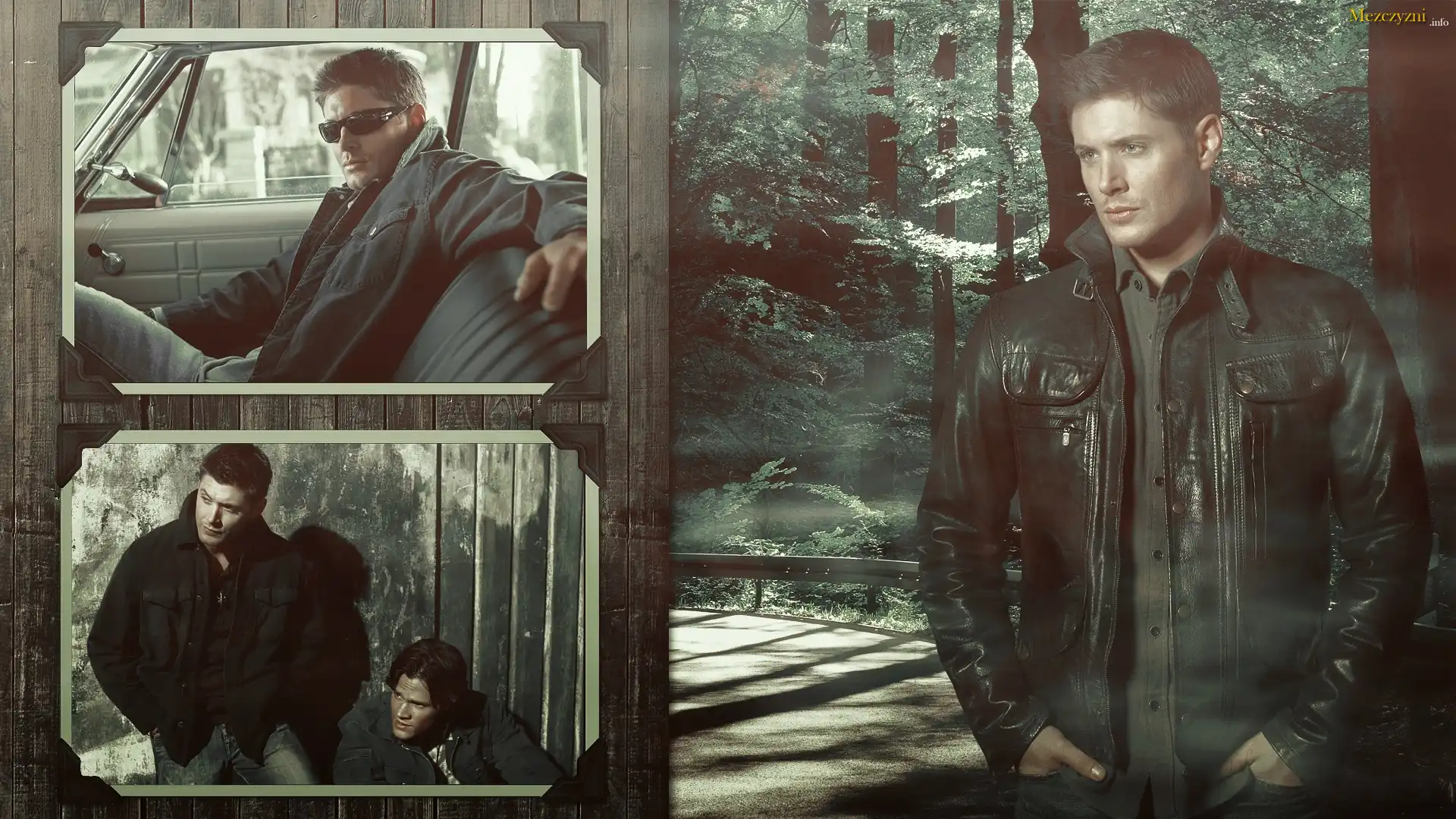 Jensen Ackles, Jared Padalecki, Las, Wnętrze, Samochodu