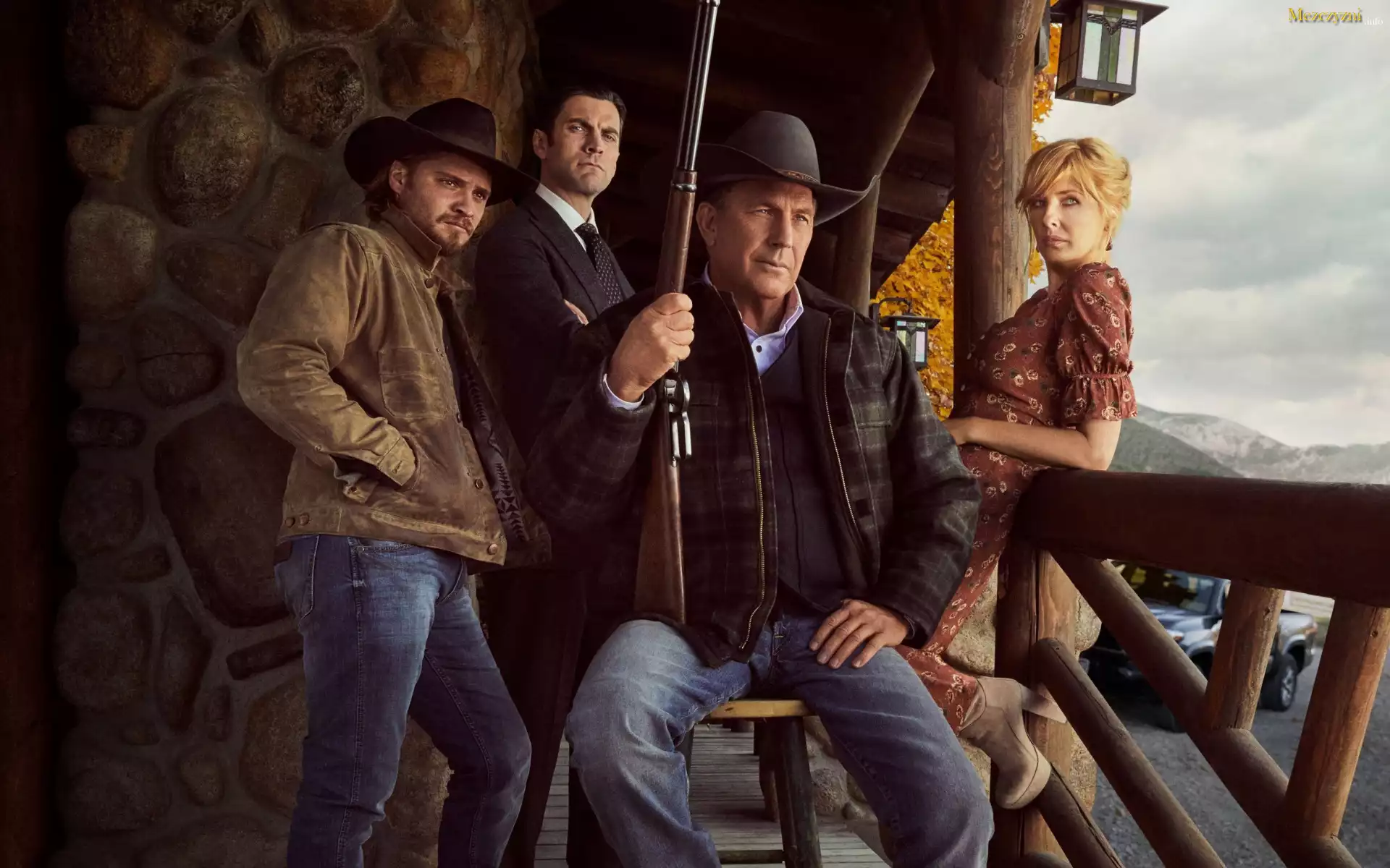 Serial, Yellowstone, Aktor, Kevin Costner, Luke Grimes, Wes Bentley, Aktorka, Kelly Reilly