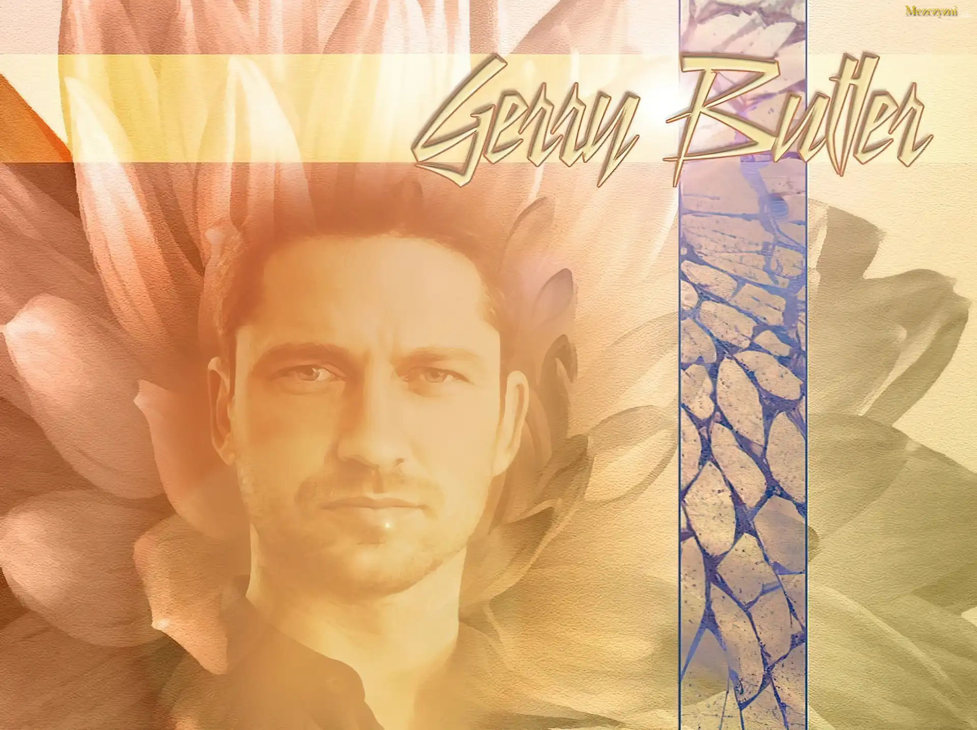 Gerard Butler,twarz, wÄ…sy