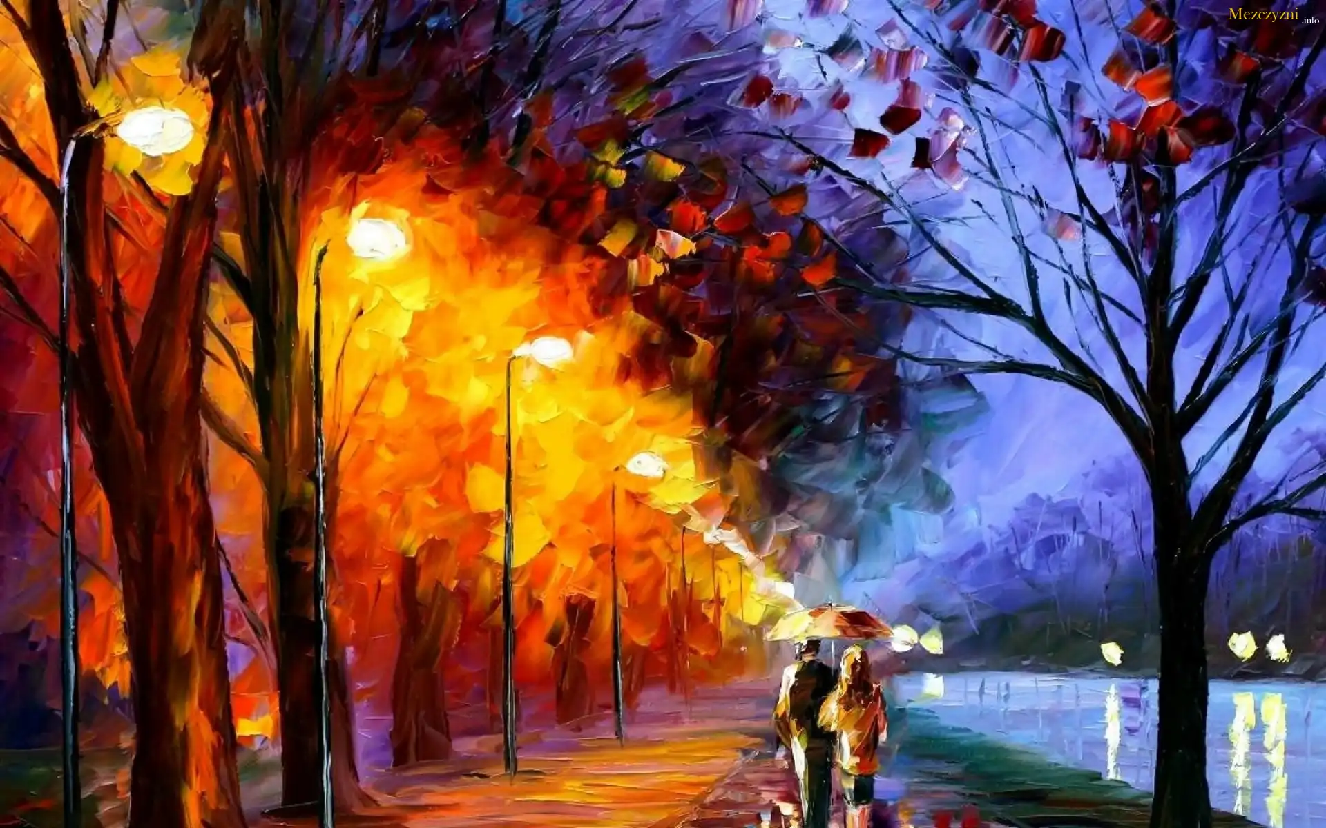 Leonid, Afremov, Spacer, W Deszczu